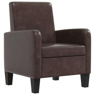 vidaXL Vidaxl - Sill&oacute;n De Cuero Sint&eacute;tico Marr&oacute;n