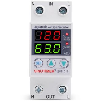 OEM Dispositivo De Protecci&oacute;n Monof&aacute;sico Inteligente Y Ajustable Contra Sobretensiones Y Subtensiones De 120 V 63 A: Protecci&oacute;n Precisa Para Instalaciones