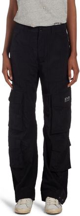 Golden Goose Star Nylon Cargo Pants in Black at Nordstrom, Size 4 Us