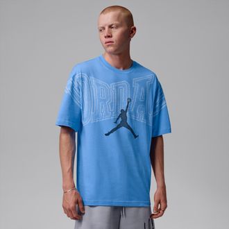 Nike Jordan Mens Jordan Graphic T-Shirt in Blue | IQ0708-412
