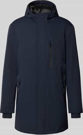 Mc Neal Mantel mit Kapuze in Dunkelblau, Größe XXXL