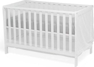 OEM Mosquitera Para Cunas De Viaje Y Camas Infantiles, 120 Cm De Largo X 65 Cm De Ancho, Blanca