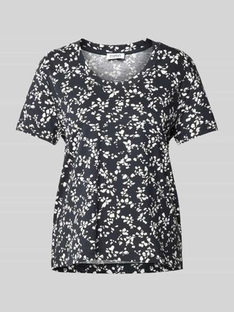 Esprit T-Shirt mit Allover-Print in Black, Gr&ouml;&szlig;e S