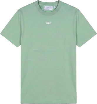 Off-white Hombre, Camisetas, Verde, Talla: XS