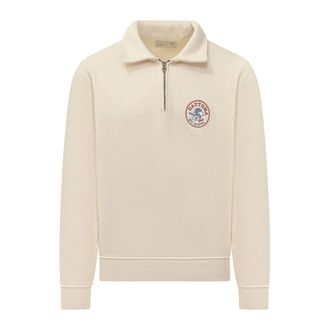 Bl'ker Sudadera universitaria con media cremallera Rudgers - Sweatshirts & Hoodies - Hombre - Beige - 2XL