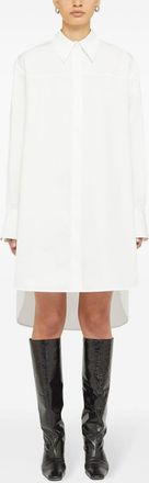 Jil Sander Womens Cotton Shirt Dress - White - Size EU 34 (Womens)