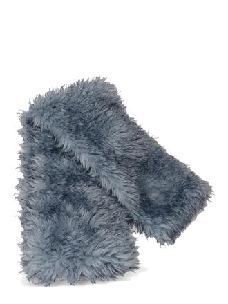 Ganni Long Pile Alternative Fur Scarf