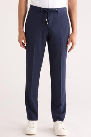 Scotch & Soda Seersucker Stretch Suit Separate Pants in Navy at Nordstrom Rack, Size 32 X R