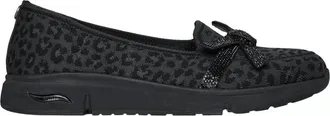 Skechers Womens Martha Sewart Arch Fit Living Casual Loafer In Black Charcoal
