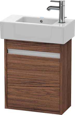 Duravit Duravit - Mueble Bajo Lavabo Ketho 225x450x550mm Apertura Derecha Nogal Oscuro