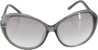 Saint Laurent Pre-owned Vintage Zonnebril - Dames - Vintage Accessoires - Grijs - ONE Size - Vintage