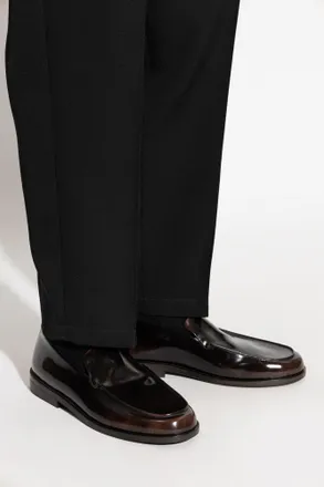 Mars&egrave;ll Leather Loafers, Mens, Brown