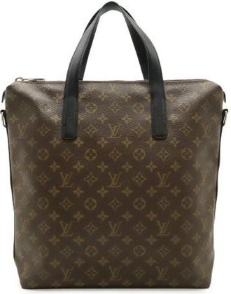 Louis Vuitton Pre-owned Monogram Macassar Kitan Tote Bag M40388 - unisex - Vintage Shopper - Bruin - ONE Size - Leer - Vintage