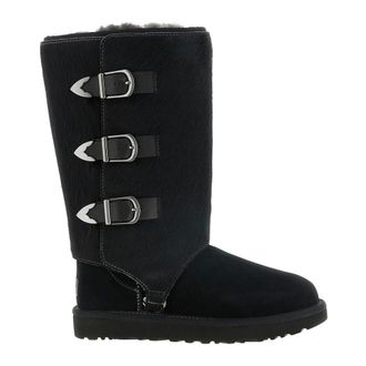 UGG Classic Tall Western - - Shoes - Donna - Nero - 38 EU