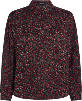 King Louie Fee Blouse Juniper - Dames - Blouses & Shirts - Rood - Maat: M Viscose