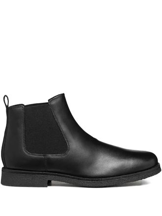Geox leather chelsea boots - men - Calf Leather/Calf Leather/Rubber - 45 - Black