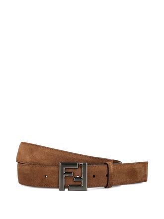 Fendi squared FF belt - Bruin