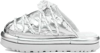 UGG (WMNS) UGG Hi Shine Spaceslider Slide Silver 1149033-SLVR