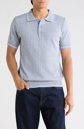 Tom Baine Knit Polo Sweater in Blue at Nordstrom Rack, Size Xx-Large