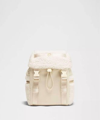 lululemon Wonderlust Mini Fleece Backpack In Nati/ltiv