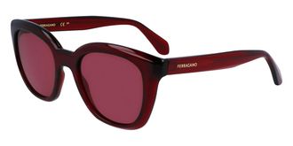 Ferragamo SF 2000S 616 Womens Sunglasses Burgundy Size 52
