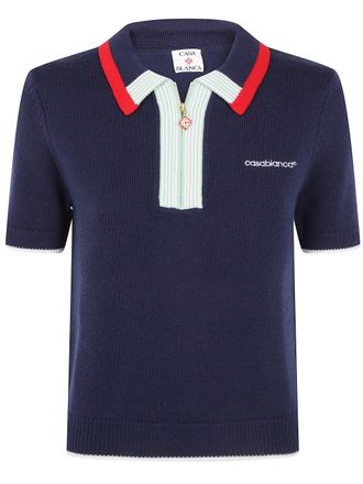 Casablanca Top Manica Lunga Merino Polo