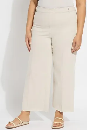 Lyss&eacute; Erin Hi Waist Wide Leg Denim Curvy