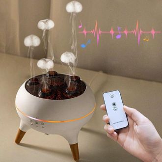 OEM Humidificador Difusor Jellyfish Para Dormitorio, Humidificador De Vapor Fr&iacute;o Silencioso Con Ruido Blanco Para El Hogar Del Beb&eacute;, Difusor De Aceites Es
