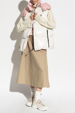 Moncler Puffer Vest Luzule, Womens, White
