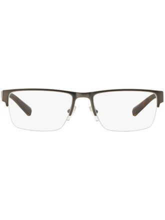 A|X Armani Exchange rectangle-frame sunglasses - Silver