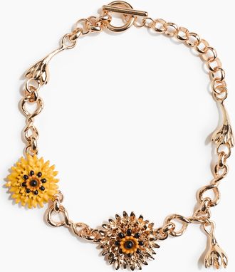 H&M Kurze Halskette mit Charms - Goldfarben/Gelb