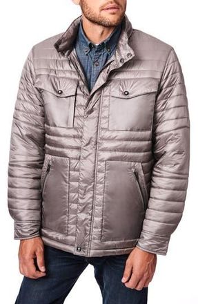 Bernardo Pathfinder Lightweight Quilted Water Resistant Jacket in Tornado at Nordstrom Rack, Size Xx-Large