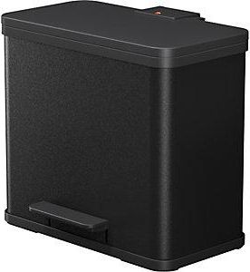 Hailo Papelera Con Pedal Oko Duo Plus Tama&ntilde;o L 17+9 L Negro 0630-260