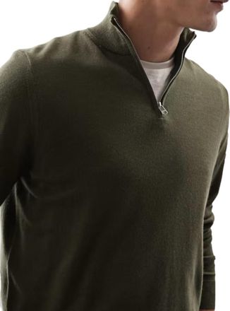 Matineé Mens Fine Knitted Luxury Supersoft Cashmere-Like Crew Neck/V Neck/Zip Neck Sweaters, Fine 12 Gauge Knit Structure (UK, Alpha, 4XL, Regular, Regular, O