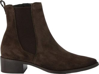 Paul Green Stijlvolle Enkellaars - Dames - Laarzen met Hak - Bruin - 41 EU - Schoenen
