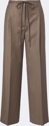 R&oacute;he R&oacute;he Pantaloni a gamba larga in lana vergine