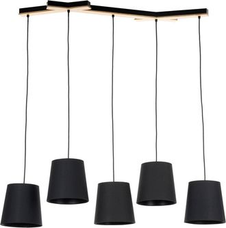 Lucande Lucande L&aacute;mpara Colgante thamila En Negro De Madera