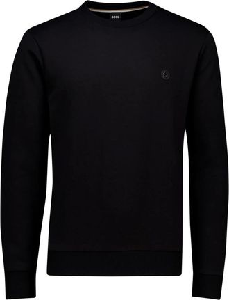 HUGO BOSS Truien & Vesten, Heren, Zwart, M, Zwarte Trui