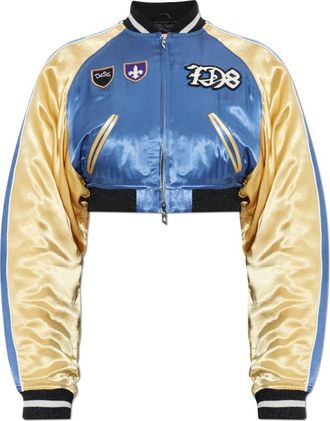 Diesel Dames, Jassen, Geel, Maat: 2XS Leer