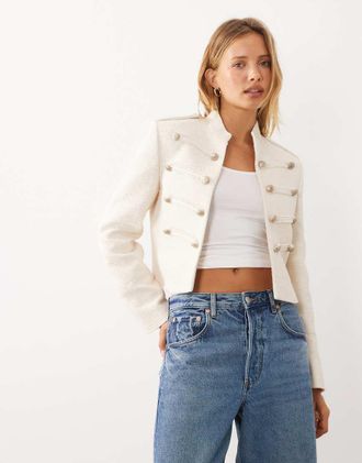 Mango giacca utility &eacute;cru-Neutro