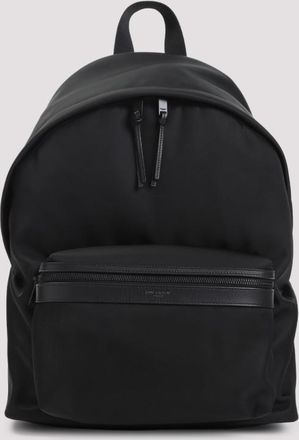 Saint Laurent Black Logo Backpack