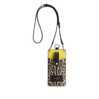Dolce & Gabbana Zwarte Crossbodytas voor mannen - Heren - Telefoonaccessoires - Bruin - ONE Size - Accessoires