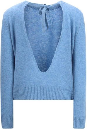 Marni Womens Blue Cashmere Sweatshirt Clothing