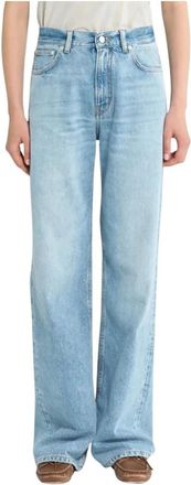 Haikure Jeans, Dames, Blauw, W25 L32, Katoen, Authentieke Was Jeans - Klassieke Stijl