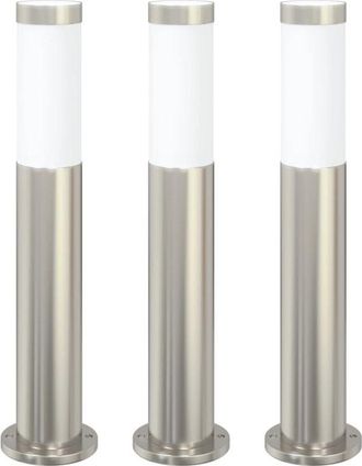 vidaXL Bollard Lights 3pcs 50 cm Stainless Steel IP44 vidaXL