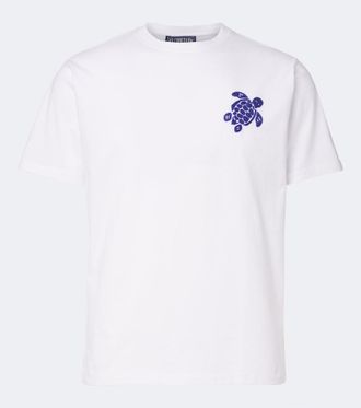 Vilebrequin Partisol embroidered cotton jersey T-shirt