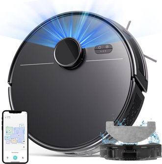 OEM Robot Barredor Lds Con Navegaci&oacute;n L&aacute;ser, Evitaci&oacute;n De Obst&aacute;culos Y Antica&iacute;das, Carga Autom&aacute;tica, Aplicaci&oacute;n De Control Remoto, Aspiradora