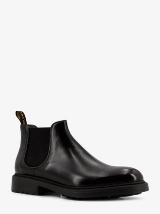 Doucal's Mens Leather Boots Black