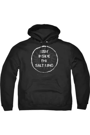 Gildan Supernatural Stay Inside The Salt Ring Adult Pull Over Hoodie / Hooded Sweatshirt