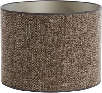 Light & Living Pantalla de lámpara - Saverna - marrón - textil - Light&living
